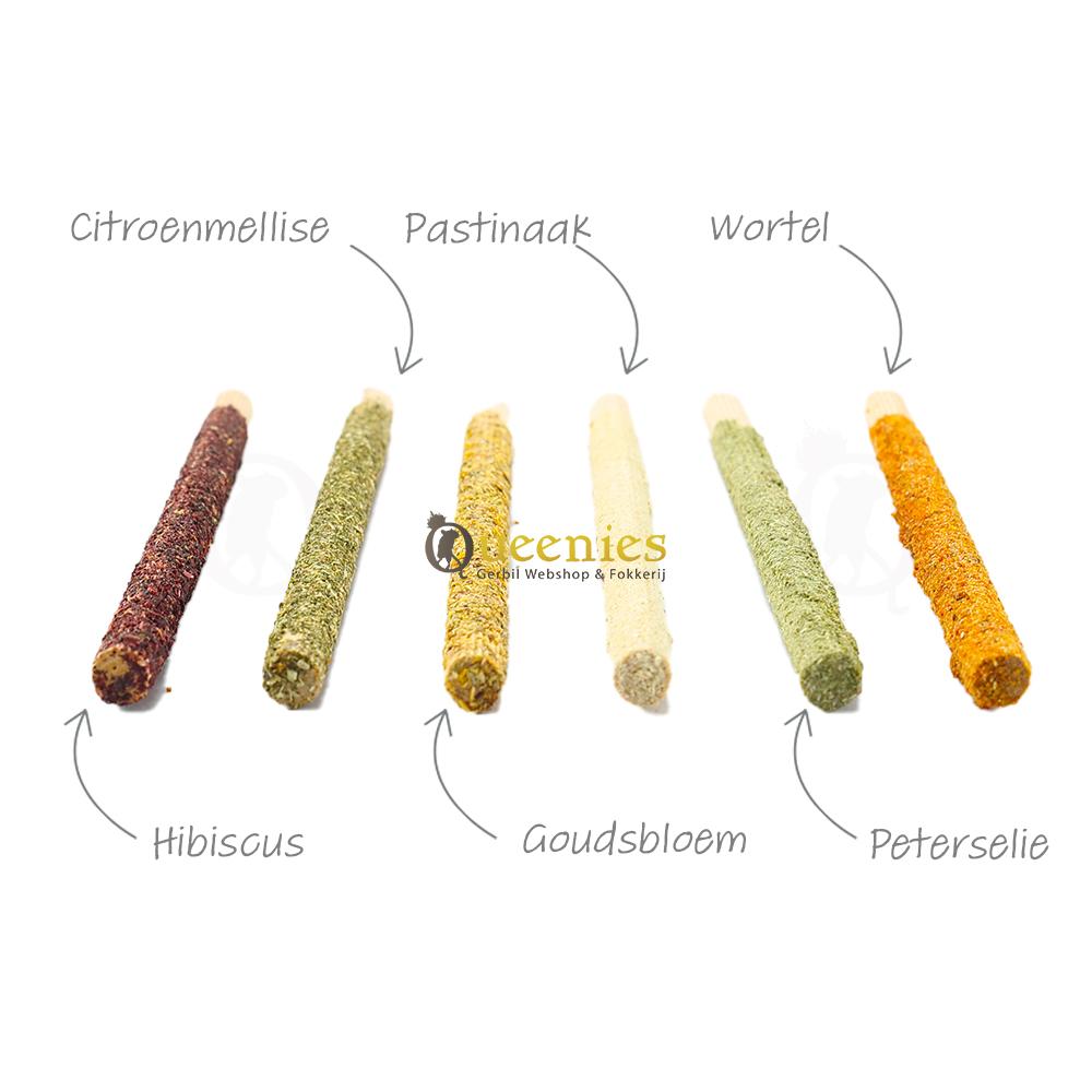 Natuurlijk Knaaghout voor Gerbils en Muizen