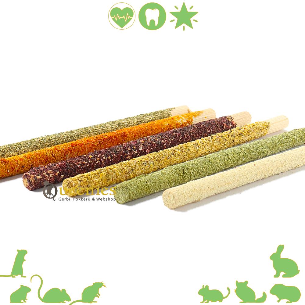 Beuken Knaagstokjes 6 stuks voor Knaagdieren en Konijnen