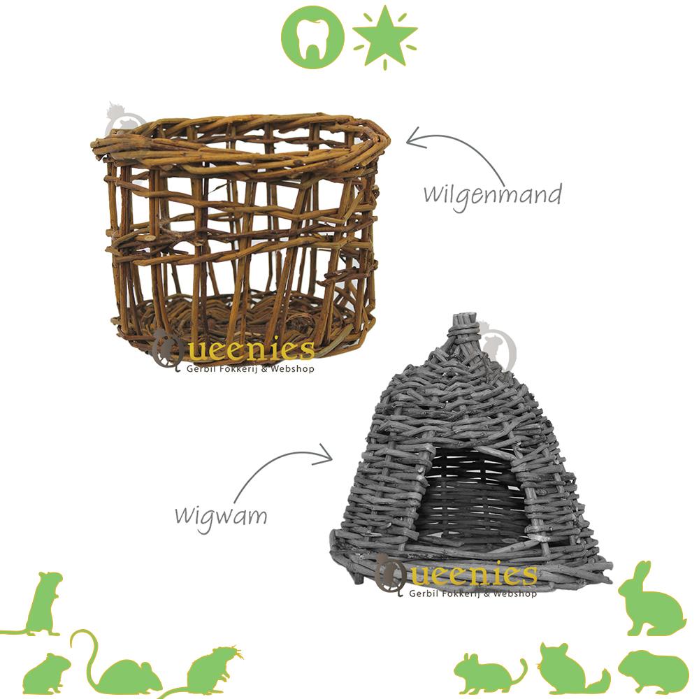 Hooiruif van wilgen voor konijnen