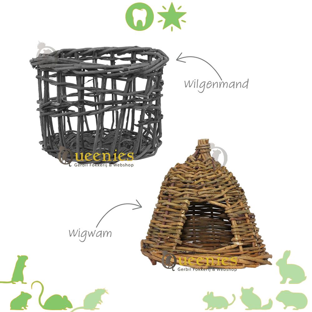 Wilgen speelhuis voor Knaagdier