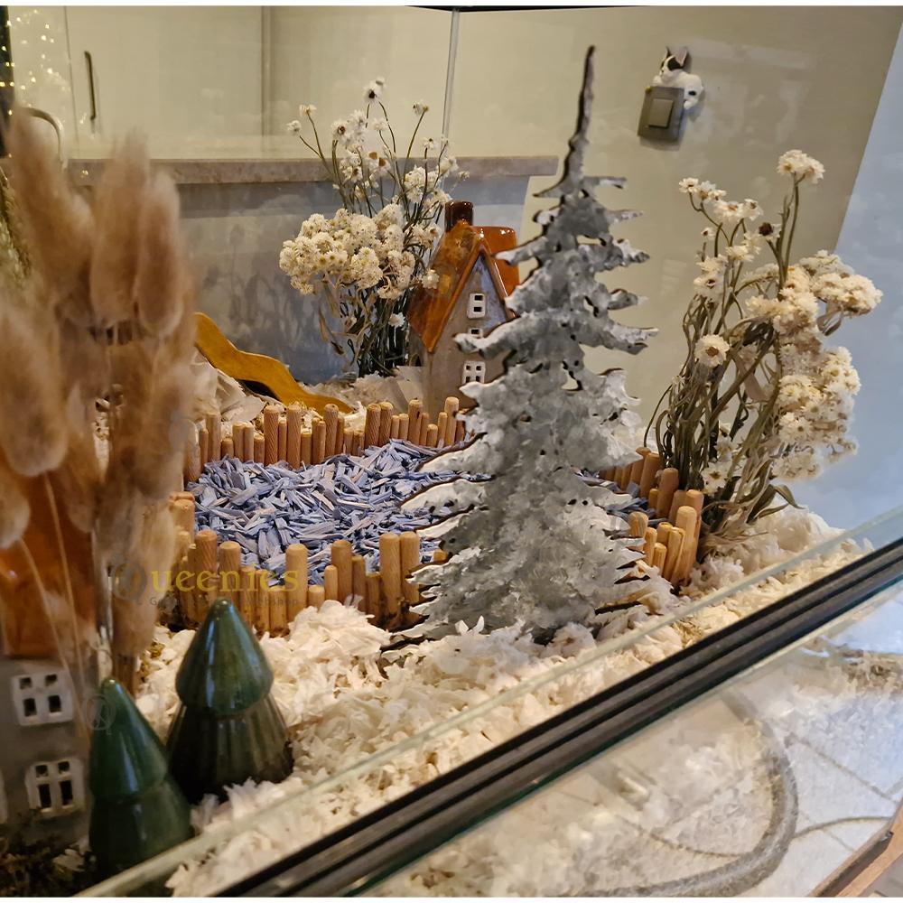 Hazenstaart in Winterscape