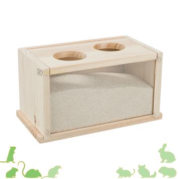 Badzand huis Trixie met 2 ingangen