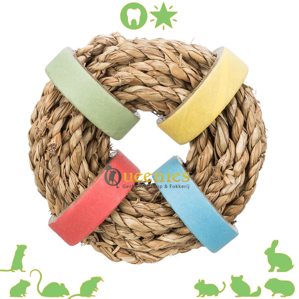 Zeegras ronding met kartonnen ringen